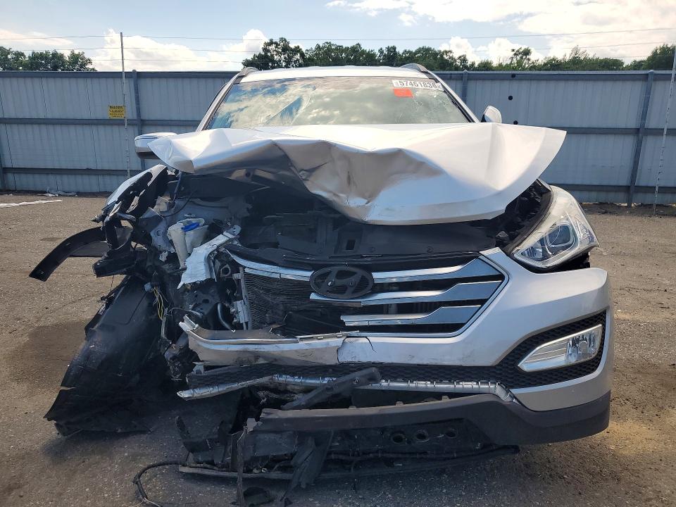 2016 Hyundai Santa fe VIN 5XYZUDLA7GG309136 COPART salvage auction — FRONT END, Nj - Cert Of Title-Salvage, sold $150 on 2026-07-28 (photo 5)