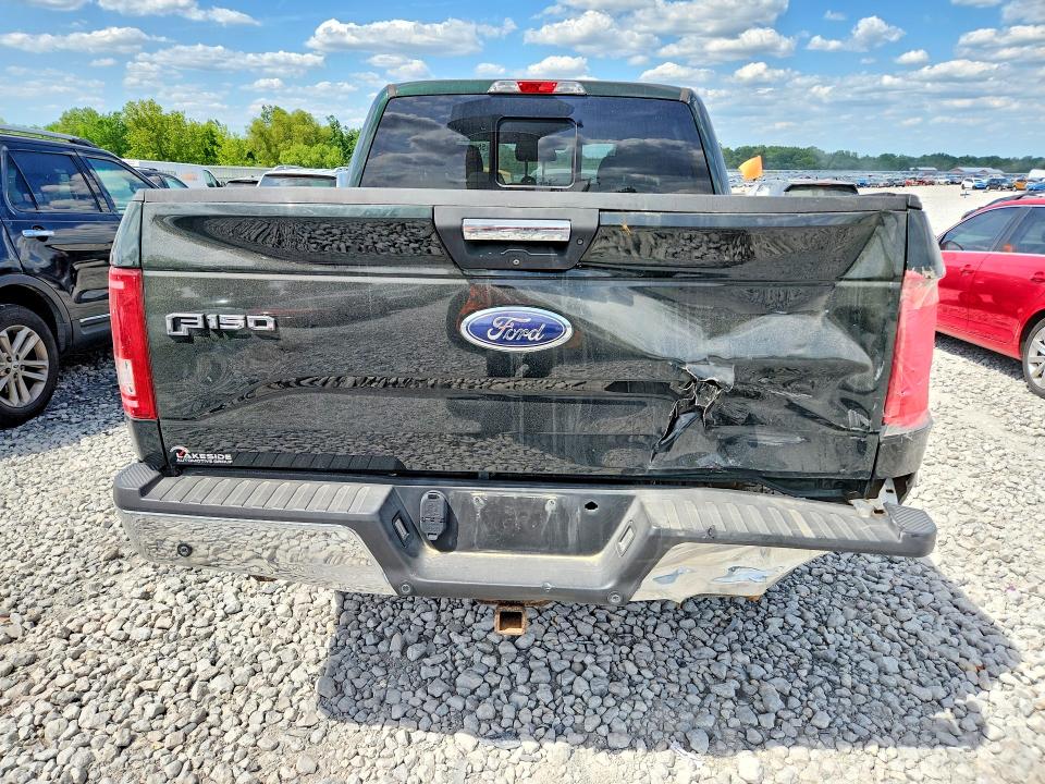 2016 Ford VIN 1FTEW1EG0GFB24986 COPART salvage auction — REAR END, Mi - Certificate Of Title, sold $4,650 on 2026-07-02 (photo 6)