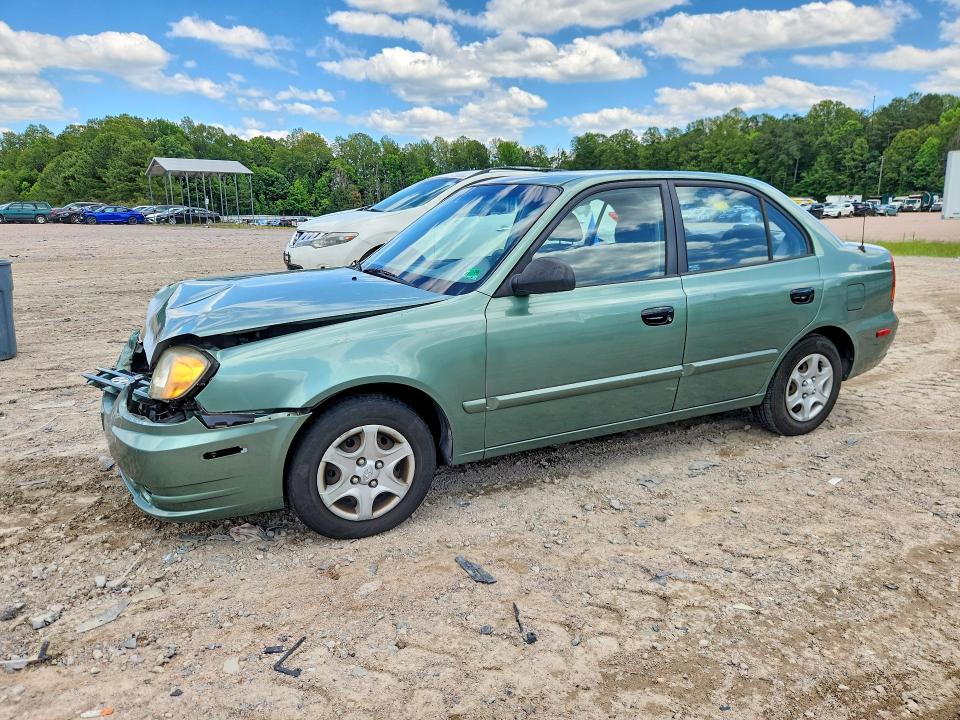 2005 Hyundai Accent VIN KMHCG45C35U622607 COPART salvage auction — FRONT END, Va - Certificate Of Title, sold $400 on 2026-07-06 (photo 1)
