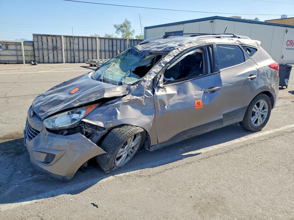 2012 Hyundai VIN KM8JU3AC0CU374975 COPART salvage auction — FRONT END, Nm - Cert Of Title-Salvage, sold $525 on 2026-07-31 (photo 1)