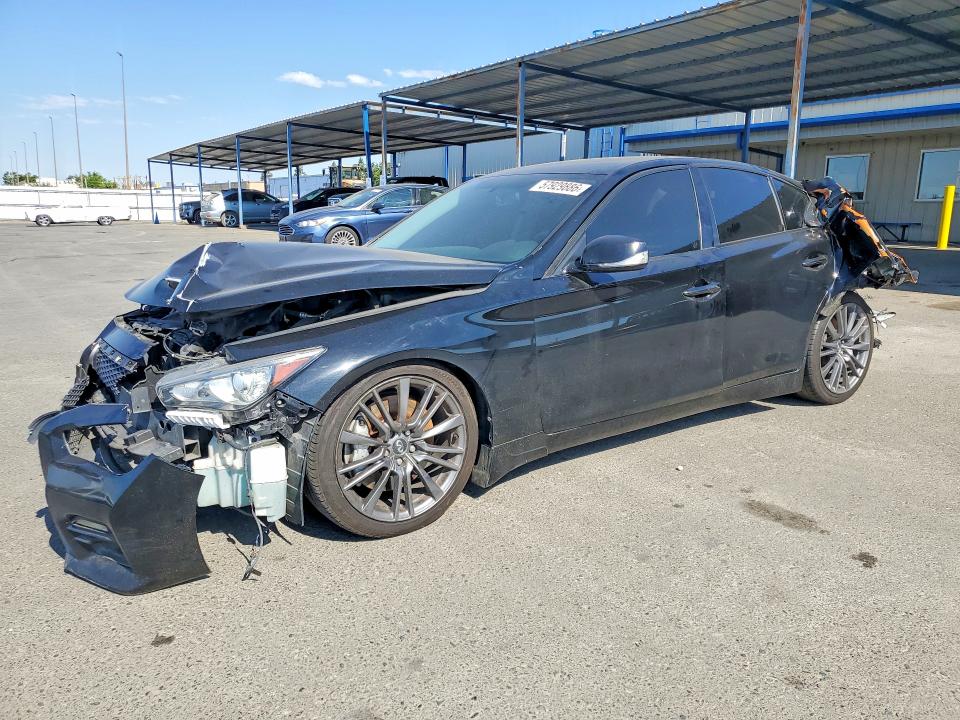 2016 Infiniti VIN JN1FV7AP0GM420797 COPART salvage auction — REAR END, Ca - Salvage Certificate, sold $3,000 on 2026-07-16 (photo 1)