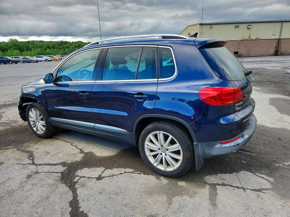 2016 Volkswagen Tiguan VIN WVGBV7AX7GW521847 COPART salvage auction — FRONT END, Ny - Mv-907A Salvage Certificate, sold $1,450 on 2026-07-14 (photo 2)