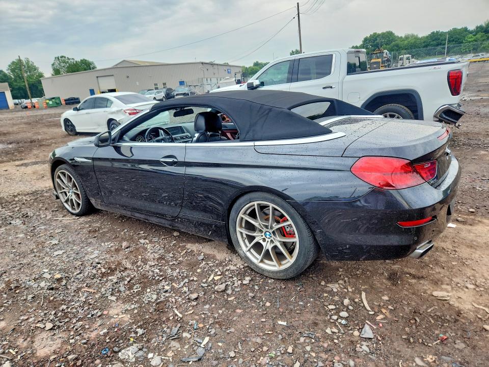 2012 BMW 6er VIN WBALZ3C54CDL72916 COPART salvage auction — SIDE, Pa - Certificate Of Salvage, sold $2,500 on 2026-07-13 (photo 2)