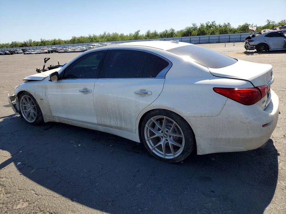 2017 Infiniti Q50 VIN JN1EV7AR3HM836888 COPART salvage auction — FRONT END, Ca - Salvage Certificate, sold $1,750 on 2026-07-20 (photo 2)