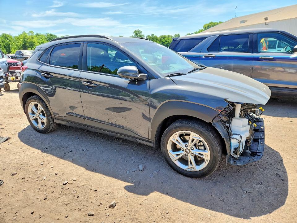 2023 Hyundai Kona VIN KM8K3CAB2PU021769 COPART salvage auction — FRONT END, Pa - Certificate Of Salvage, sold $6,200 on 2026-07-13 (photo 4)