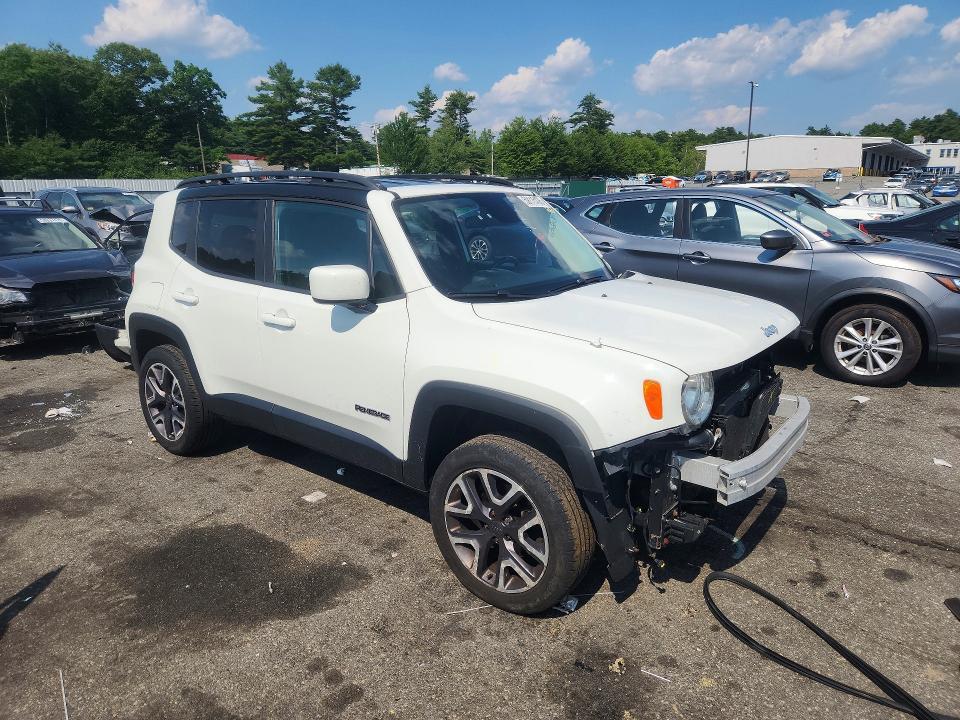 2015 Jeep Renegade VIN ZACCJBBT3FPB33237 COPART salvage auction — FRONT END, Ct - Cert Of Title-Salvage, sold $800 on 2026-07-14 (photo 4)