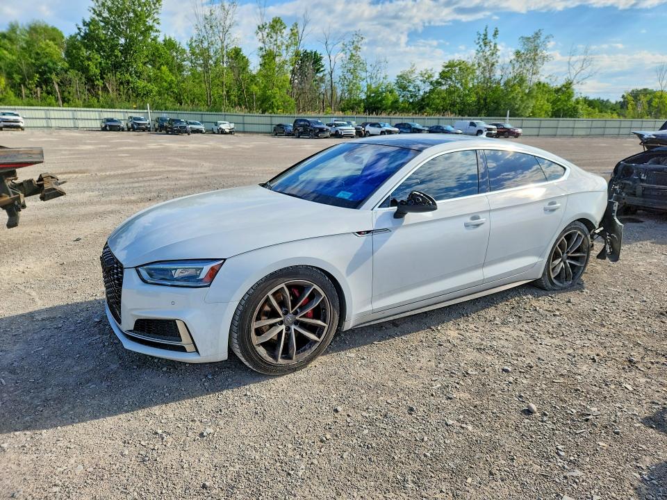 2018 Audi VIN WAUB4CF59JA135391 COPART salvage auction — REAR END, Ny - Mv-907A Salvage Certificate, sold $8,000 on 2026-07-13 (photo 1)