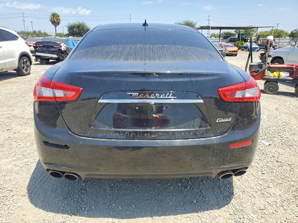 2015 Maserati Ghibli VIN ZAM57XSA4F1141426 COPART salvage auction — MINOR DENT/SCRATCHES, Ca - Dis/Dlr/Exp Only Clean Title (P), sold $4,250 on 2026-07-09 (photo 6)