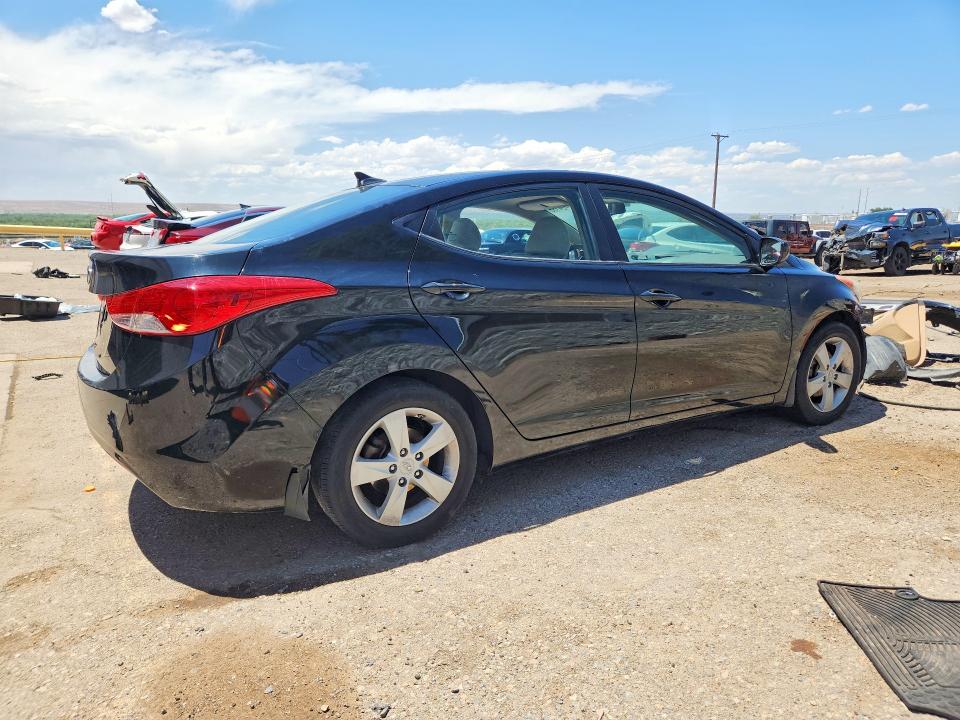 2012 Hyundai Elantra VIN KMHDH4AE0CU191245 COPART salvage auction — SIDE, Nm - Cert Of Title-Salvage, sold $1,000 on 2026-07-13 (photo 3)