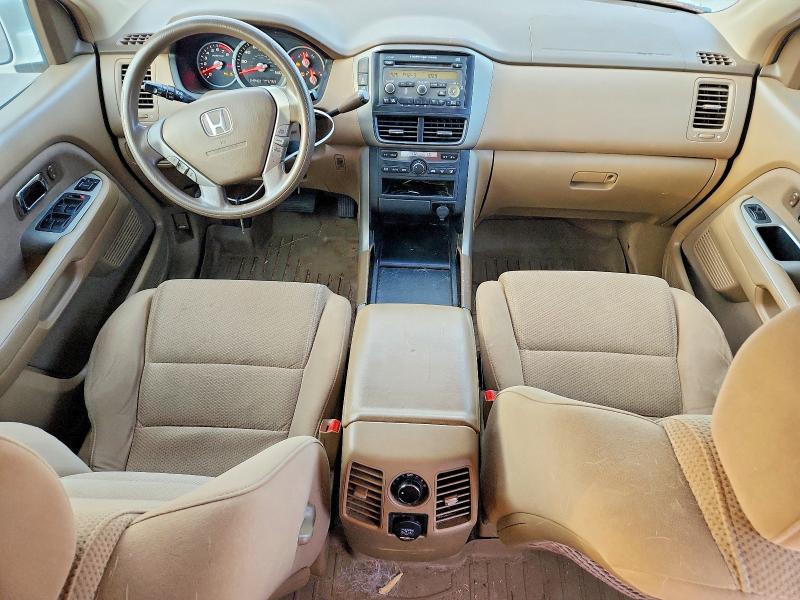 2008 Honda Pilot VIN 5FNYF18448B009523 COPART salvage auction — MINOR DENT/SCRATCHES, Tx - Certificate Of Title, sold $525 on 2026-07-02 (photo 8)