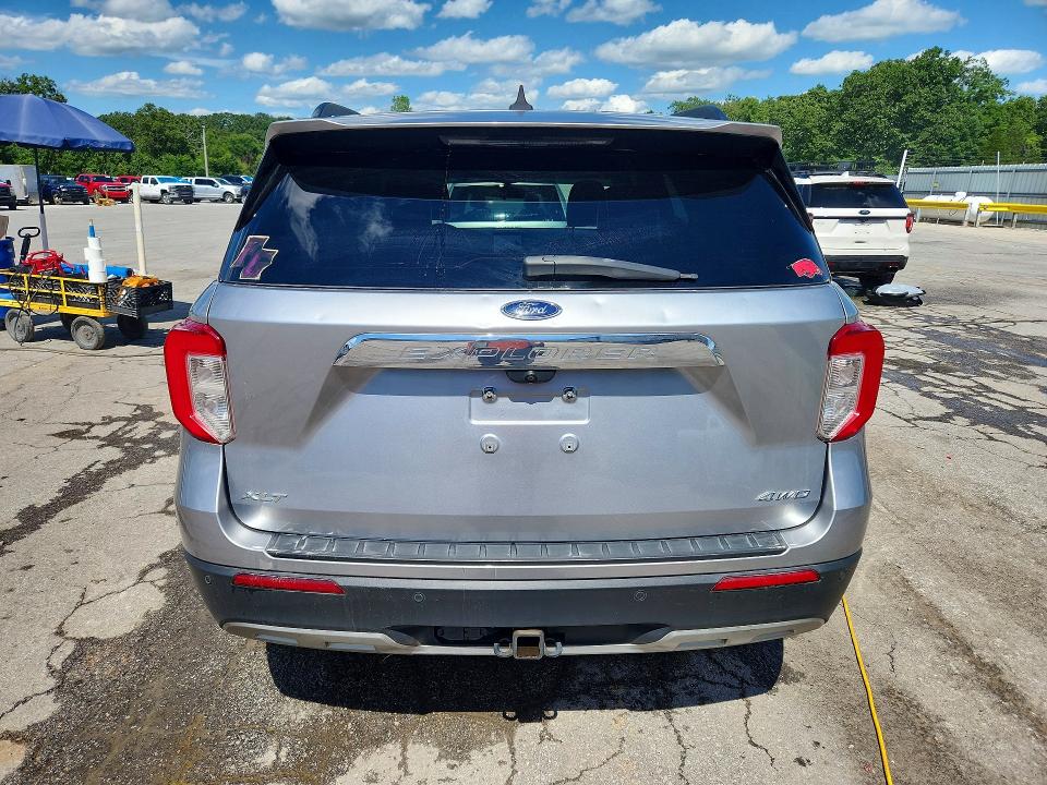2021 Ford Explorer VIN 1FMSK8DH3MGB95697 COPART salvage auction — HAIL, Mo - Salvage Certificate Of Title, sold $8,100 on 2026-07-29 (photo 6)