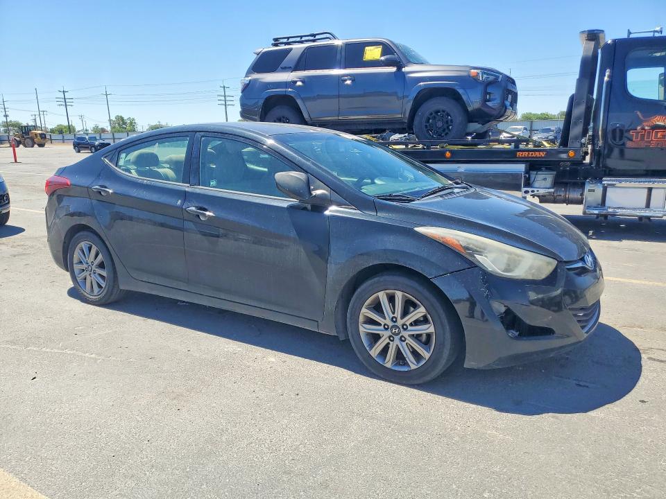 2014 Hyundai Elantra VIN 5NPDH4AE3EH500238 COPART salvage auction — FRONT END, Id - Certificate Of Title, sold $1,450 on 2026-07-09 (photo 4)