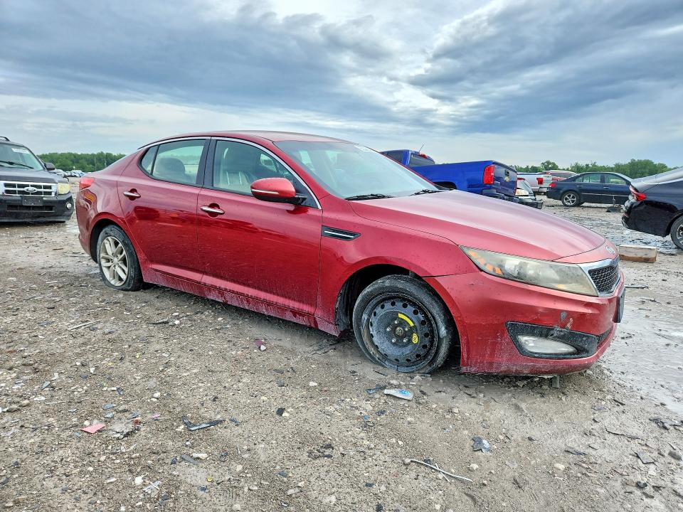 2012 Kia Optima VIN 5XXGM4A75CG012640 COPART salvage auction — SIDE, AR - CERT OF TITLE-SALVAGE, sold $375 on 2026-07-29 (photo 4)