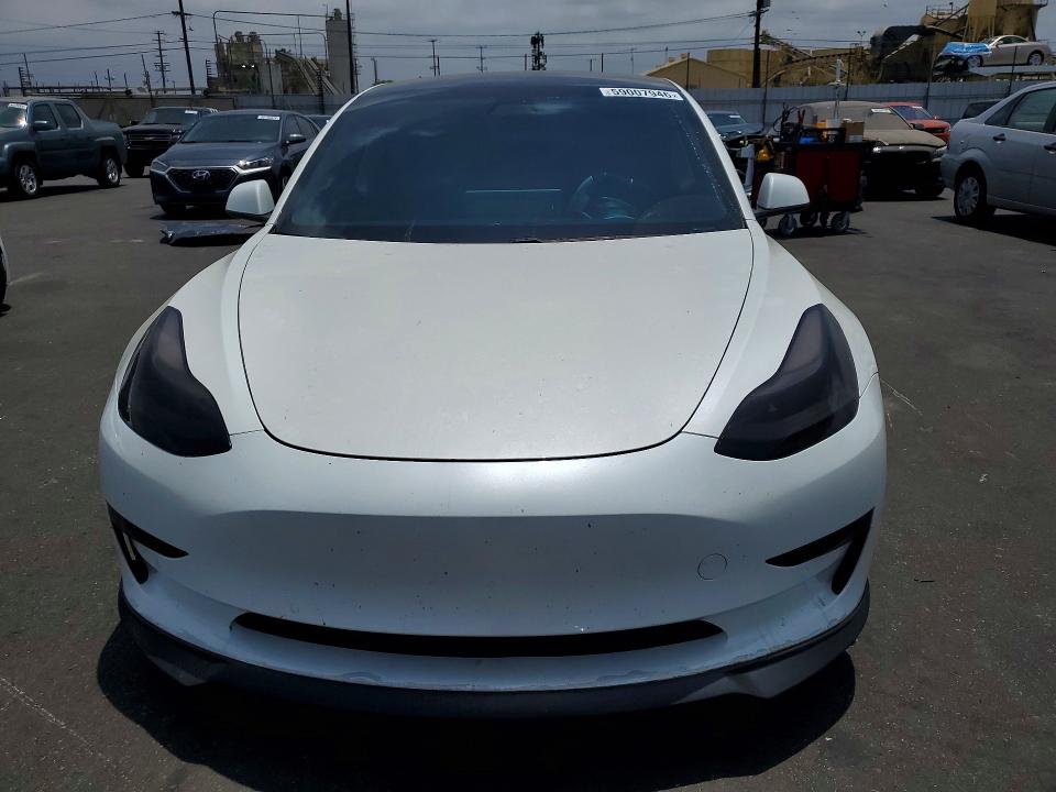 2021 Tesla Model 3 VIN 5YJ3E1EB2MF044720 COPART salvage auction — REAR END, Ca - Salvage Certificate, sold $7,500 on 2026-07-08 (photo 5)