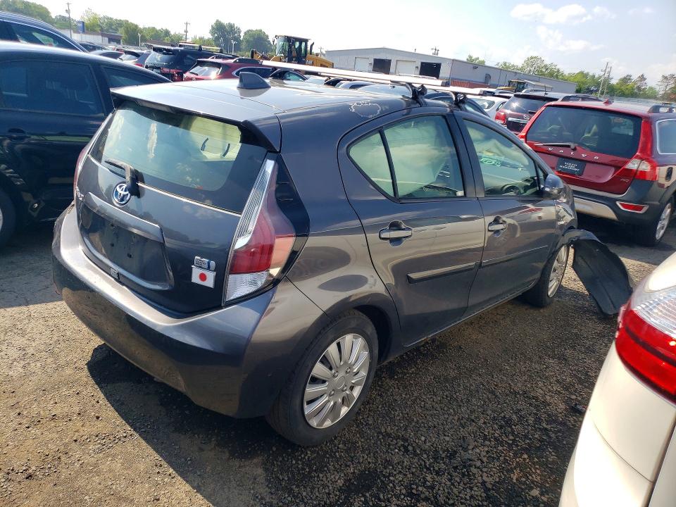 2015 Toyota Prius VIN JTDKDTB32F1108175 COPART salvage auction — FRONT END, Ct - Cert Of Title-Salvage, sold $675 on 2026-07-10 (photo 3)