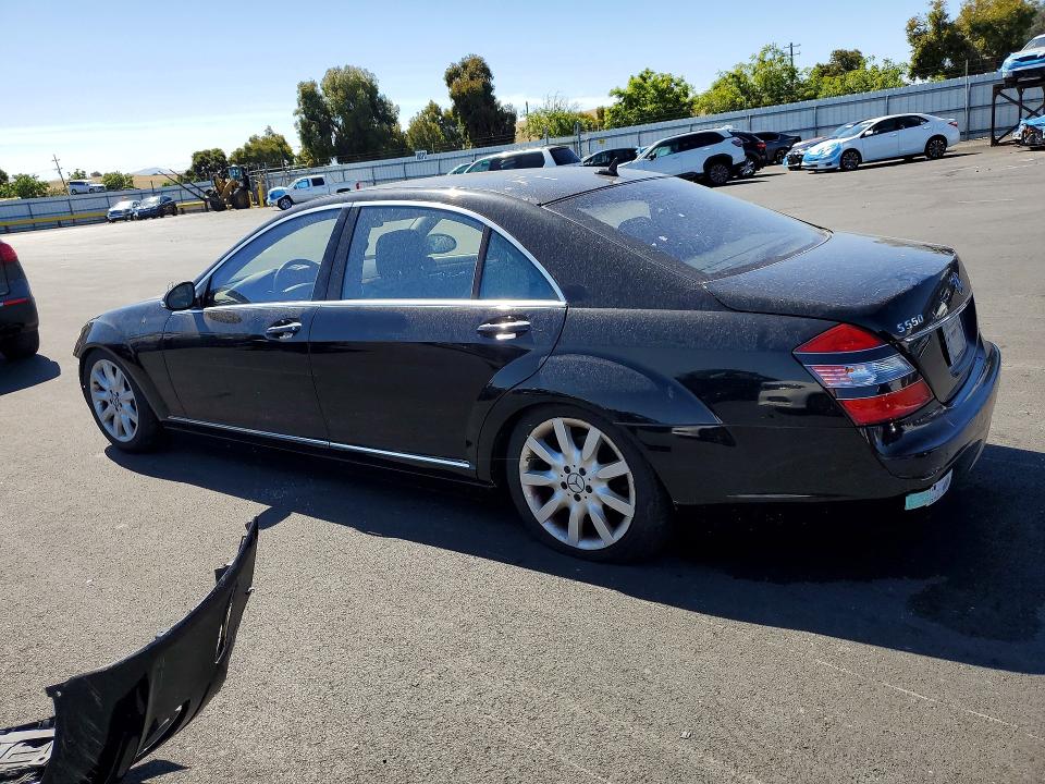 2007 Mercedes-benz S-klasse VIN WDDNG71X07A118484 COPART salvage auction — FRONT END, Ca - Salvage Certificate, sold $775 on 2026-07-08 (photo 2)