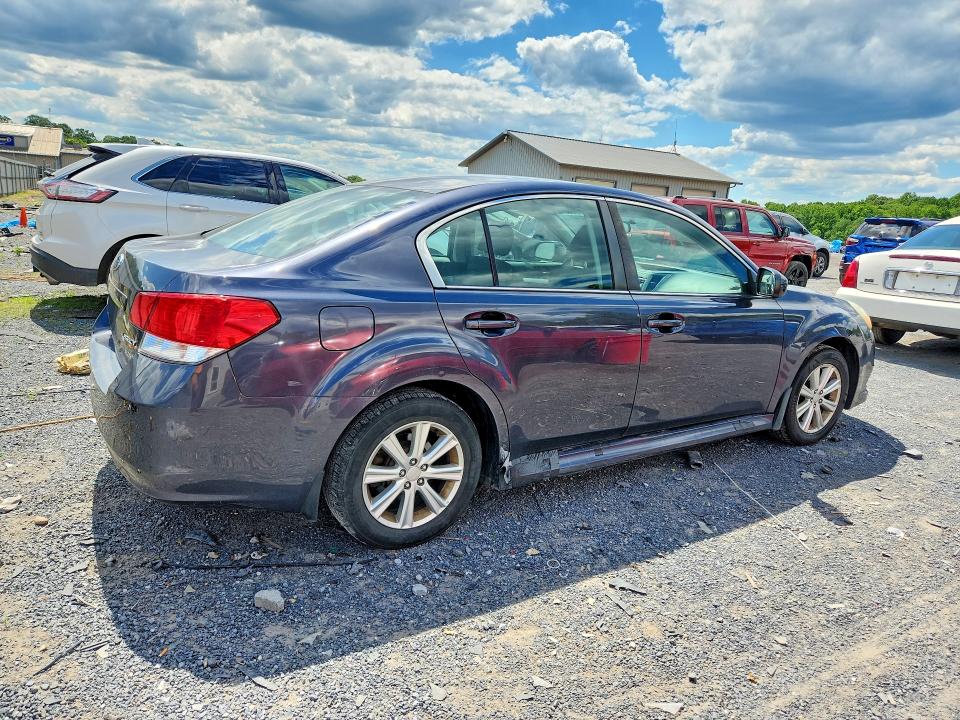 2012 Subaru VIN 4S3BMBA69C3036543 COPART salvage auction — SIDE, PA - CERTIFICATE OF SALVAGE, sold $375 on 2026-07-02 (photo 3)