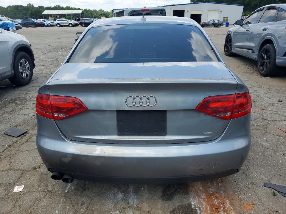 2011 Audi A4 VIN WAUDFAFL0BN015141 COPART salvage auction — REAR END, Ga - Cert Of Title-Salvage, sold $550 on 2026-07-31 (photo 6)