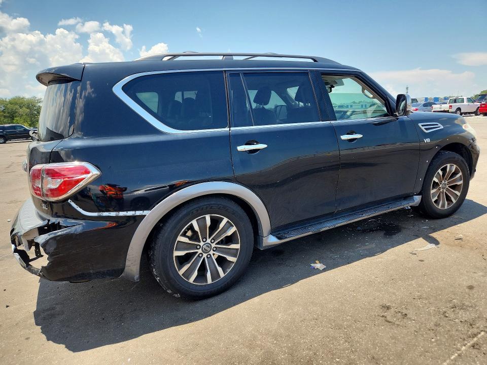 2018 Nissan Armada VIN JN8AY2ND6J9050178 COPART salvage auction — REAR END, Fl - Cert Of Title Slvg Rebuildable, sold $275 on 2026-07-22 (photo 3)