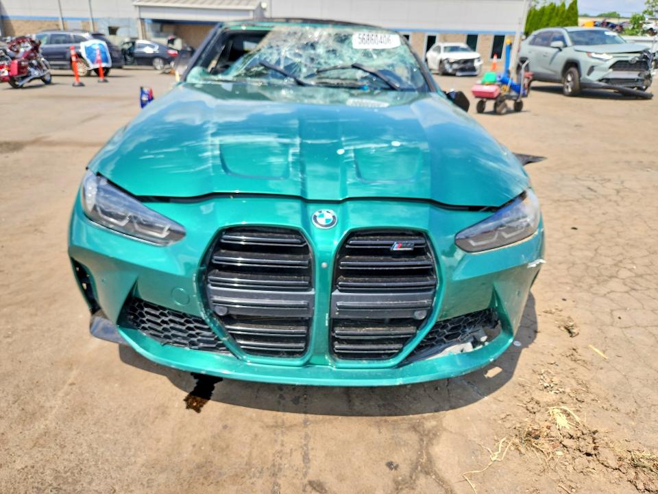 2022 BMW M4 VIN WBS33BA0XNCK00414 COPART salvage auction — ALL OVER, Ct - Cert Of Title-Salvage, sold $12,200 on 2026-07-28 (photo 5)