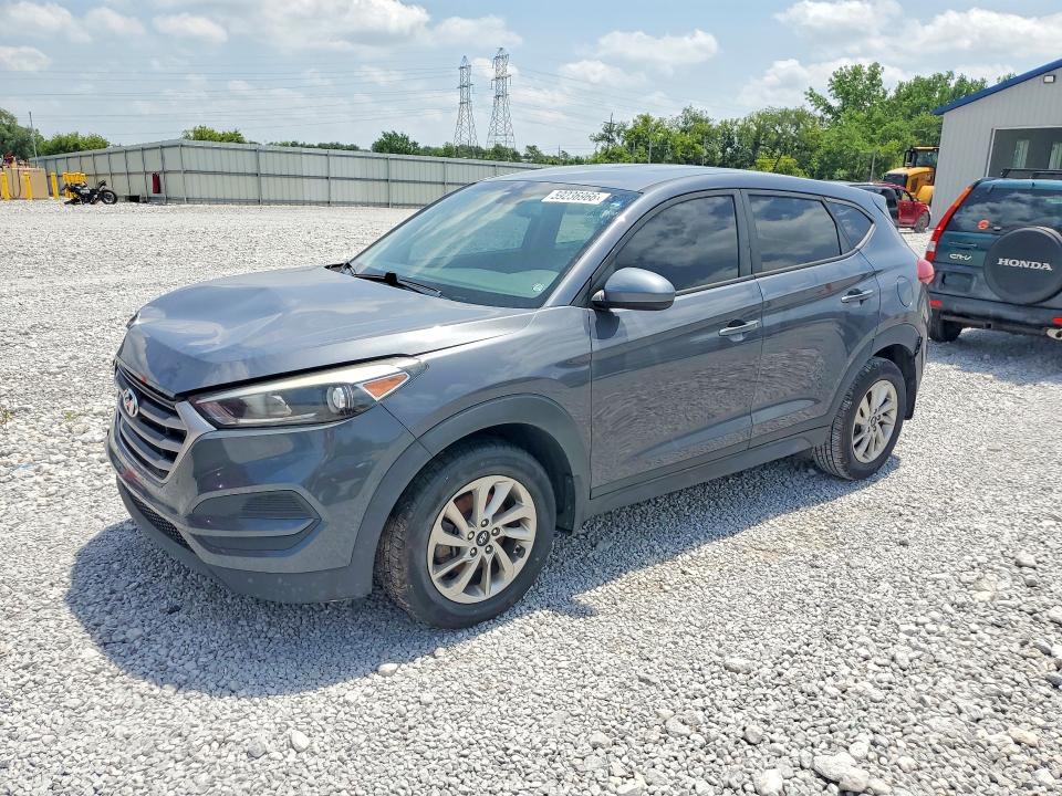 2017 Hyundai Tucson VIN KM8J23A4XHU576373 COPART salvage auction — FRONT END, Oh - Certificate Of Title, sold $2,300 on 2026-07-31 (photo 1)