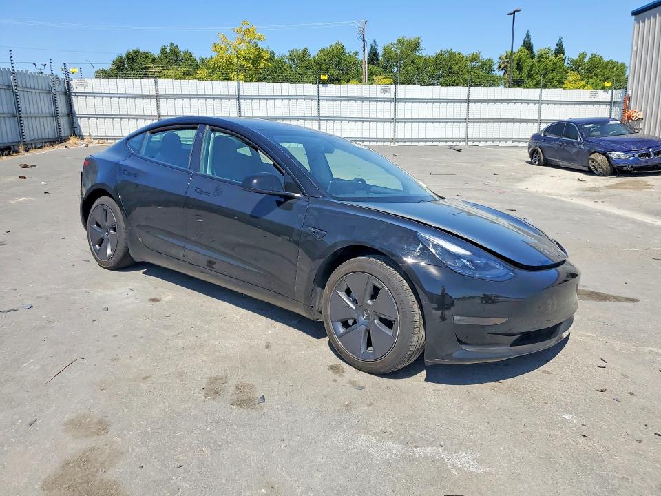 2021 Tesla Model 3 VIN 5YJ3E1EB4MF054570 COPART salvage auction — UNDERCARRIAGE, Ca - Salvage Certificate, sold $4,950 on 2026-07-28 (photo 4)