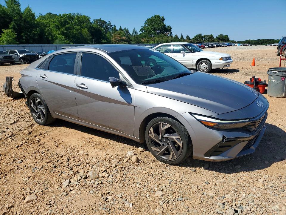 2024 Hyundai Elantra VIN KMHLS4DG7RU732858 COPART salvage auction — REAR END, Nc - Salvage Certificate Of Title, sold $3,200 on 2026-07-27 (photo 4)