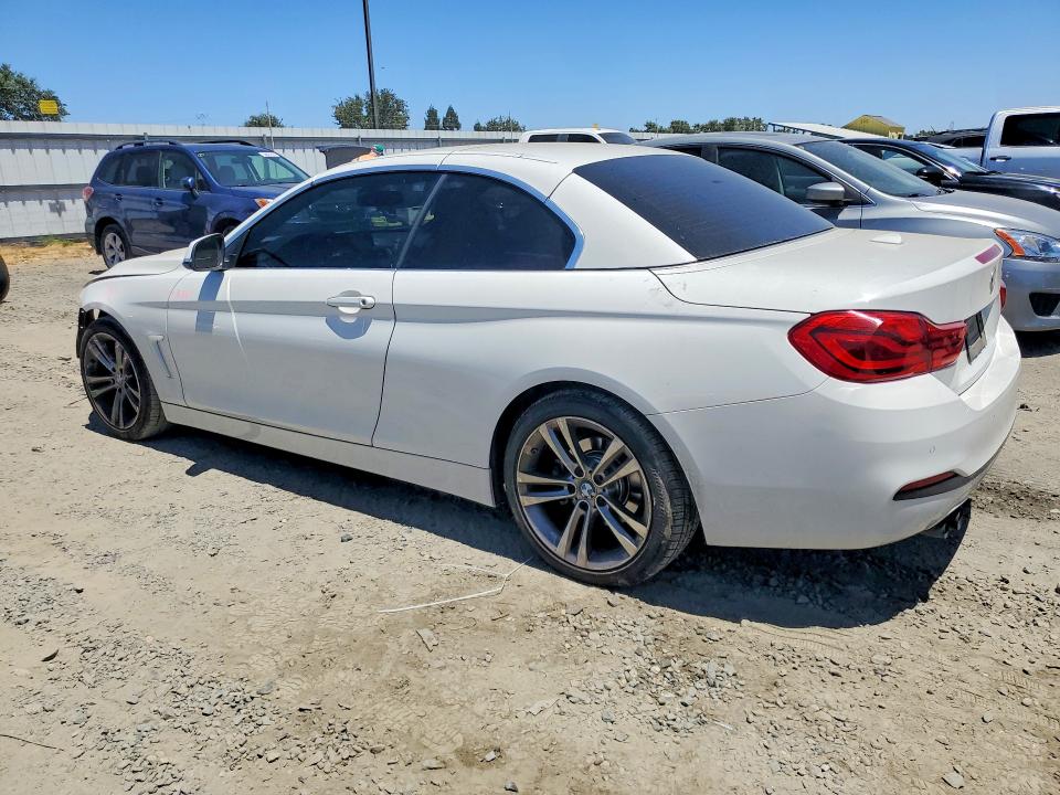 2018 BMW 4er VIN WBA4Z1C54JEC59678 COPART salvage auction — FRONT END, Ca - Salvage Certificate, sold $3,850 on 2026-07-14 (photo 2)