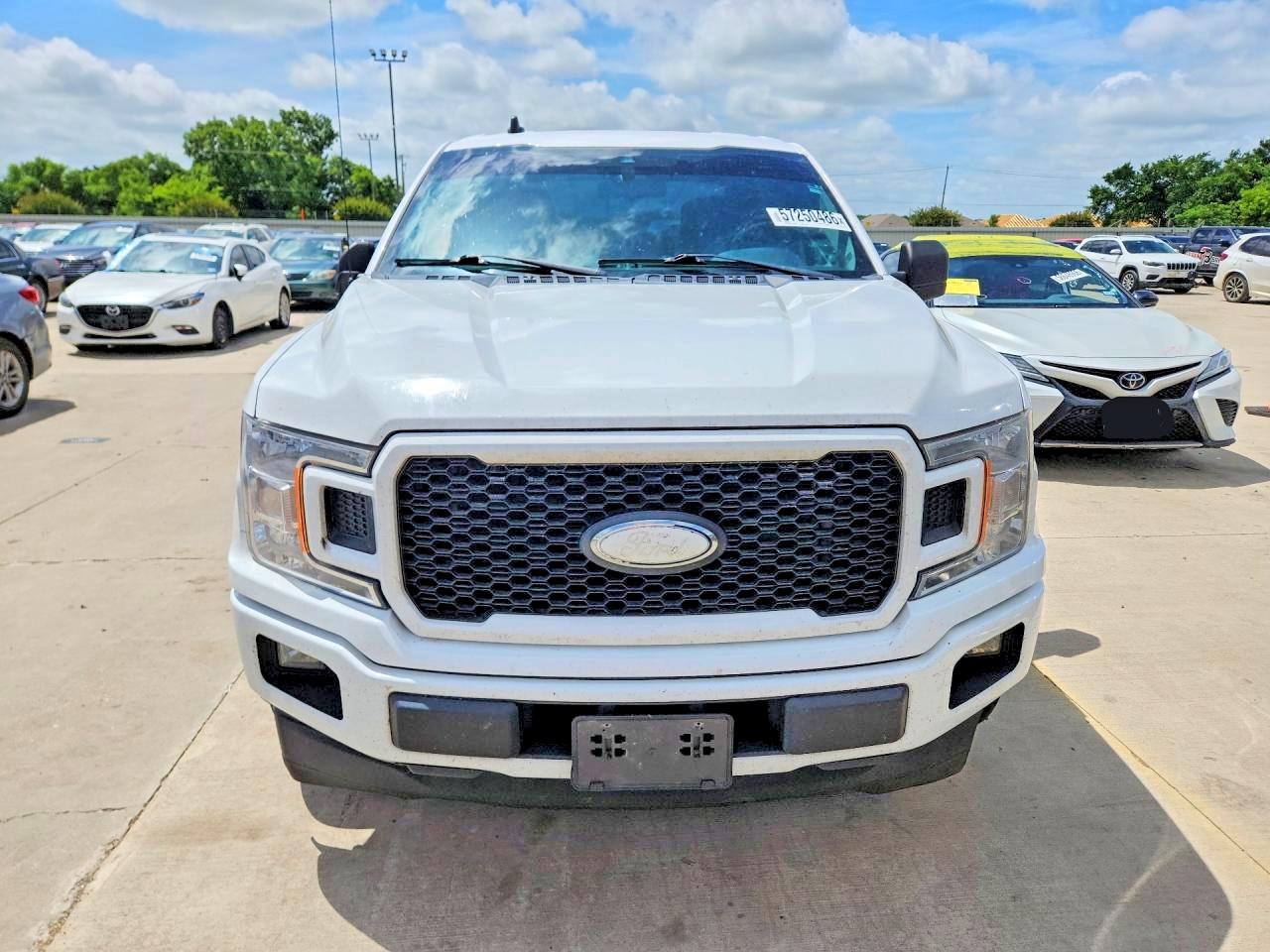 2020 Ford F-150 Lightning VIN 1FTEW1CP7LKE85975 COPART salvage auction — Rear End, TX - SALVAGE VEHICLE TITLE, sold $8,300 on 2026-07-09 (photo 5)