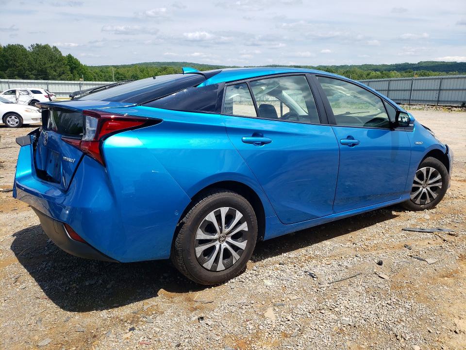 2019 Toyota VIN JTDL9RFU8K3007247 COPART salvage auction — ROLLOVER, VA - CERTIFICATE OF TITLE, sold $150 on 2026-07-31 (photo 3)
