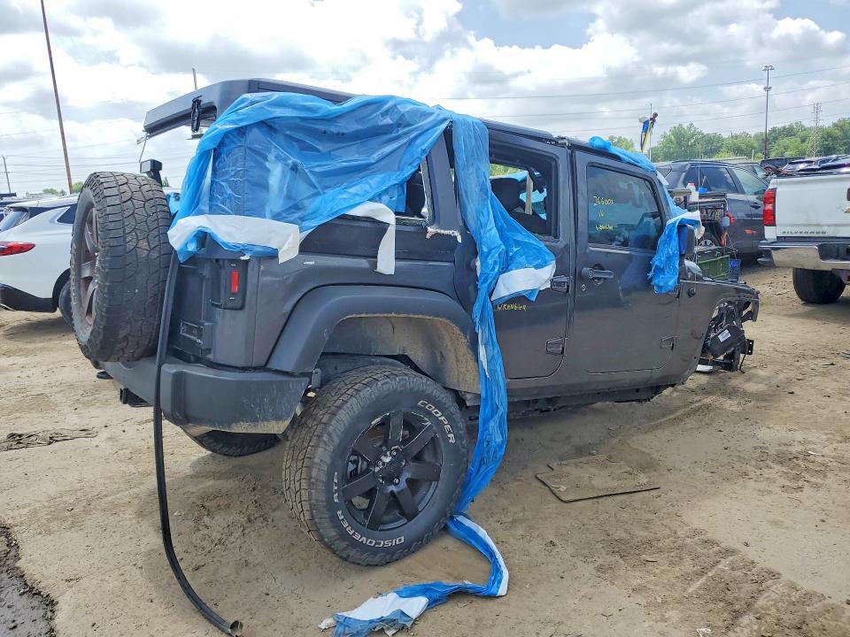 2016 Jeep Wrangler / VIN 1C4BJWDG8GL346709 COPART salvage auction — ROLLOVER, Mo - Salvage Certificate Of Title, sold $300 on 2026-07-10 (photo 3)