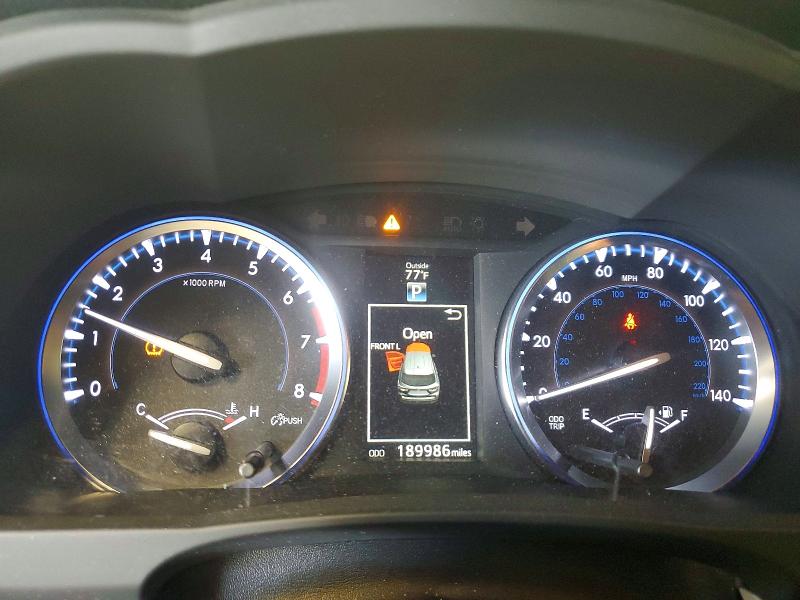 2014 Toyota Highlander VIN 5TDDKRFH1ES033946 COPART salvage auction — FRONT END, Mn - Cert Of Title-Salvage, sold $5,100 on 2026-07-28 (photo 9)