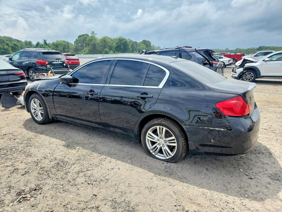 2013 Infiniti G VIN JN1CV6AR9DM766728 COPART salvage auction — FRONT END, Nj - Cert Of Title-Salvage, sold $450 on 2026-07-22 (photo 2)