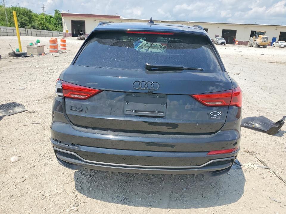 2025 Audi Q3 VIN WA1EECF31S1071080 COPART salvage auction — ROLLOVER, In - Cert Of Title-Salvage Title, sold $4,950 on 2026-07-17 (photo 6)