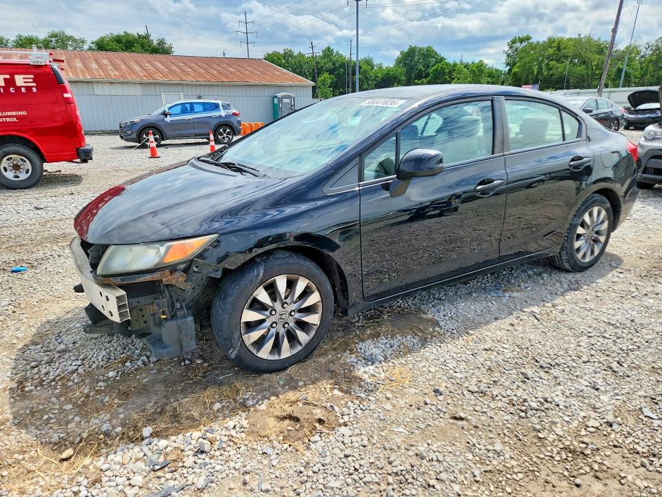 2012 Honda Civic VIN 19XFB2F56CE070892 COPART salvage auction — FRONT END, OH - CERT OF TITLE-SALVAGE, sold $325 on 2026-07-02 (photo 1)