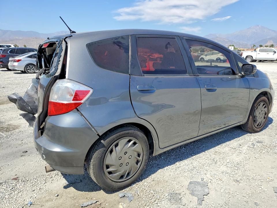 2012 Honda Fit VIN JHMGE8H39CC031293 COPART salvage auction — REAR END, Ca - Salvage Certificate, sold $325 on 2026-07-08 (photo 3)