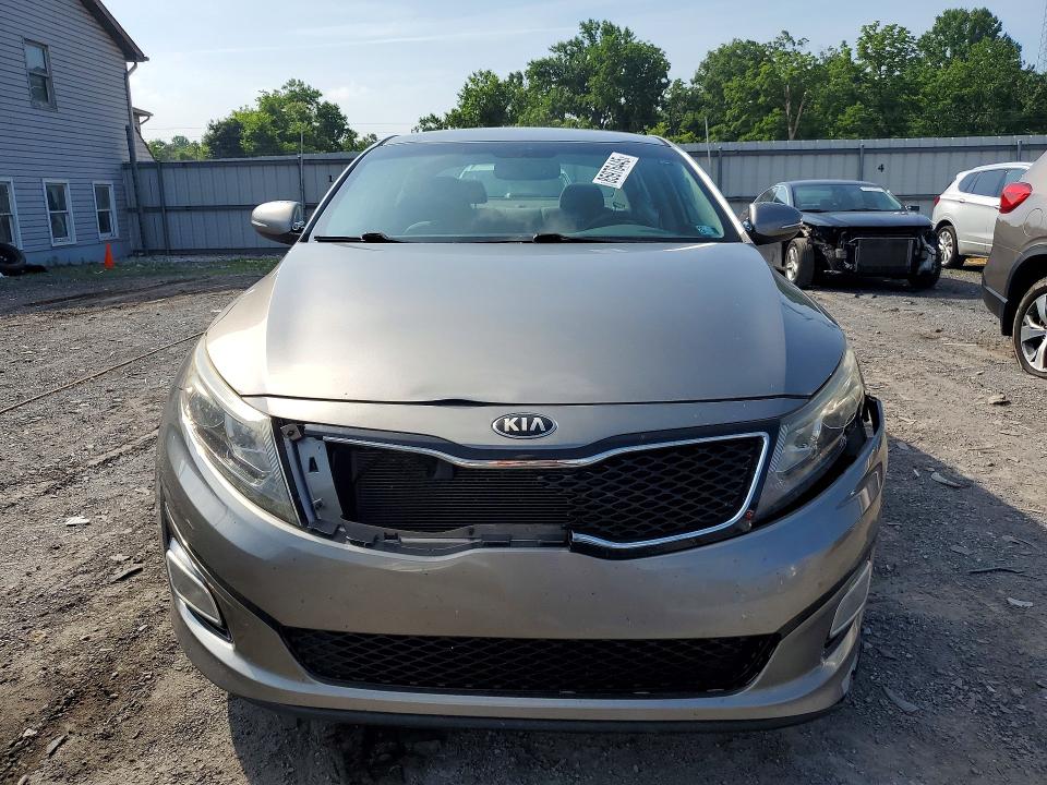 2015 Kia Optima VIN 5XXGM4A78FG515969 COPART salvage auction — FRONT END, Pa - Cert Of Title, sold $850 on 2026-07-23 (photo 5)