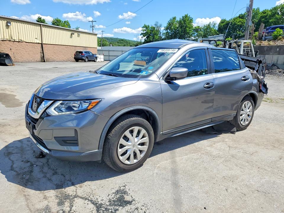 2017 Nissan Rogue VIN KNMAT2MV0HP593505 COPART salvage auction — ROLLOVER, Ny - Mv-907A Salvage Certificate, sold $2,200 on 2026-07-14 (photo 1)