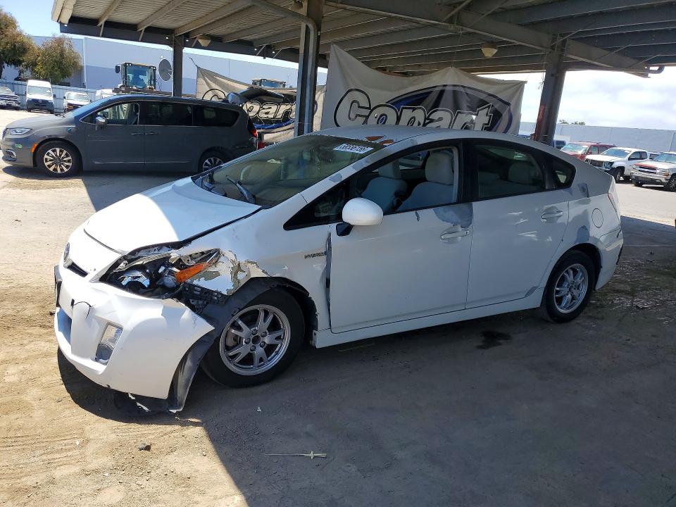 2010 Toyota Prius VIN JTDKN3DU1A0169521 COPART salvage auction — FRONT END, Ca - Salvage Certificate, sold $575 on 2026-07-07 (photo 1)