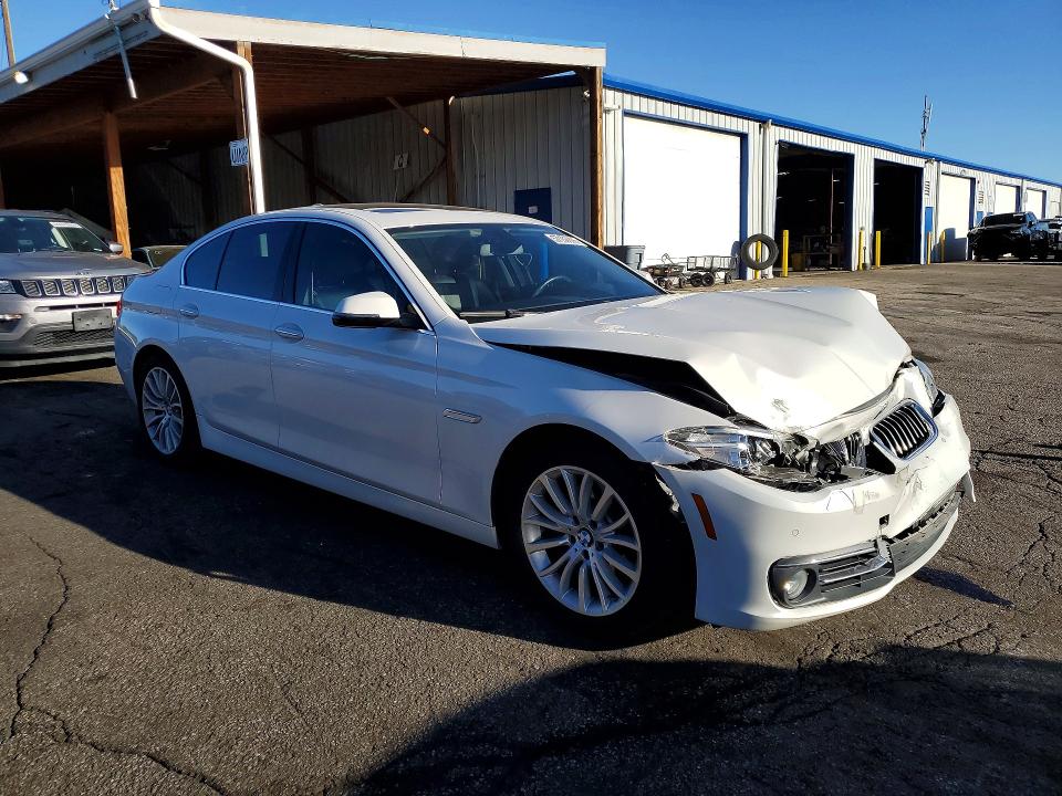 2015 BMW 5er VIN WBA5A7C57FD621723 COPART salvage auction — FRONT END, Co - Public - Salvage Title, sold $4,500 on 2026-07-09 (photo 4)