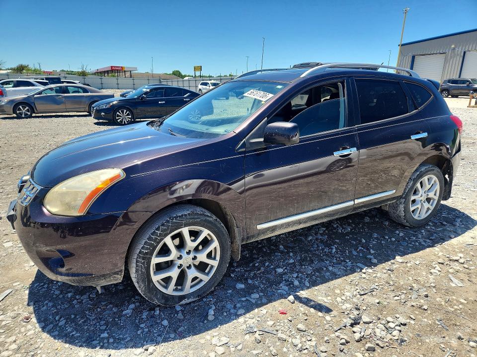 2013 Nissan Rogue VIN JN8AS5MV7DW110021 COPART salvage auction — REAR END, Il - Salvage Certificate, sold $950 on 2026-07-22 (photo 1)