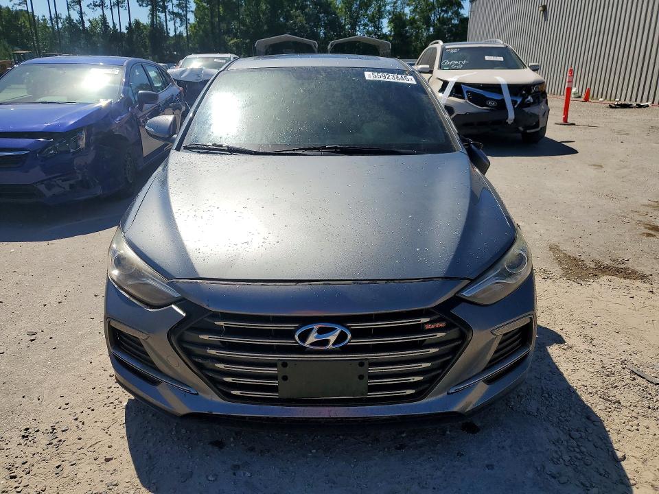 2017 Hyundai Elantra VIN KMHD04LB3HU330219 COPART salvage auction — SIDE, Sc - Cert Of Title-Salvage, sold $3,100 on 2026-07-15 (photo 5)