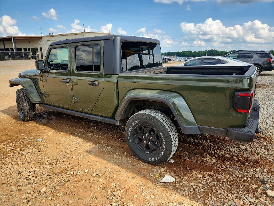 2021 Jeep Gladiator VIN 1C6JJTAM7ML611157 COPART salvage auction — FRONT END, AL - CERT OF TITLE-SALVAGE TITLE, sold $14,700 on 2026-07-29 (photo 2)