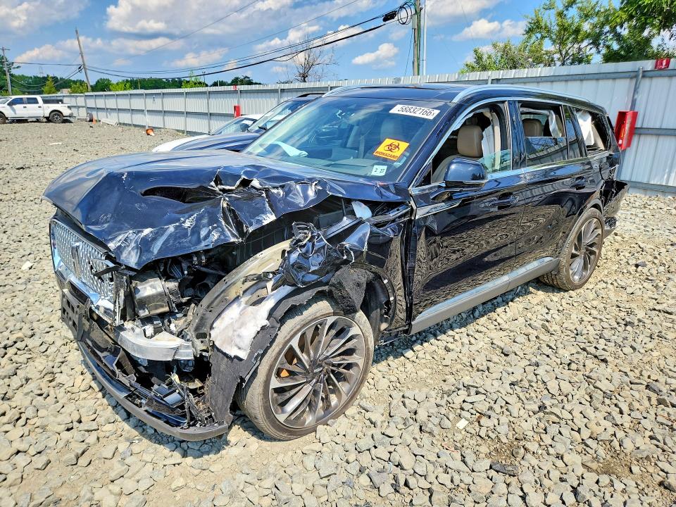 2023 Lincoln Aviator VIN 5LM5J7XC0PGL07920 COPART salvage auction — ALL OVER, Nj - Cert Of Title-Salvage, sold $4,200 on 2026-07-22 (photo 1)