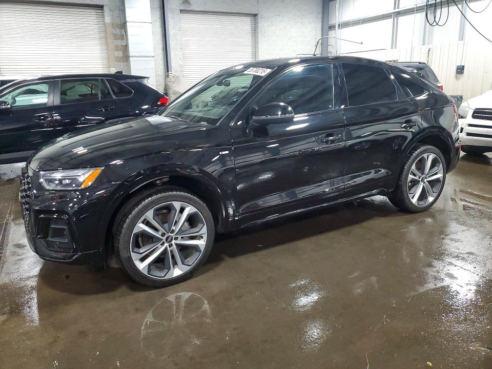 2023 Audi Q5 VIN WA15AAFY4P2056490 COPART salvage auction — REAR END, Mn - Cert Of Title-Salvage, sold $17,400 on 2026-07-28 (photo 1)
