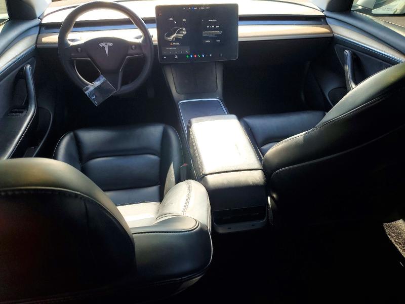 2021 Tesla Model 3 VIN 5YJ3E1EB3MF002511 COPART salvage auction — REAR END, Ca - Salvage Certificate, sold $3,400 on 2026-07-06 (photo 8)