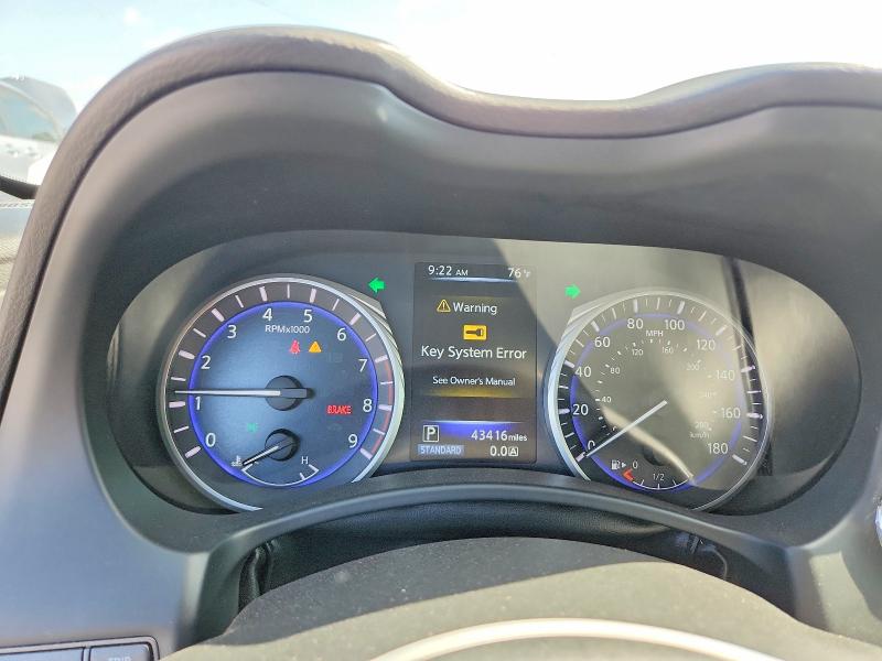 2017 Infiniti Q60 VIN JN1EV7EK3HM360350 COPART salvage auction — REAR END, Tn - Salvage Certificate, sold $7,100 on 2026-08-10 (photo 9)