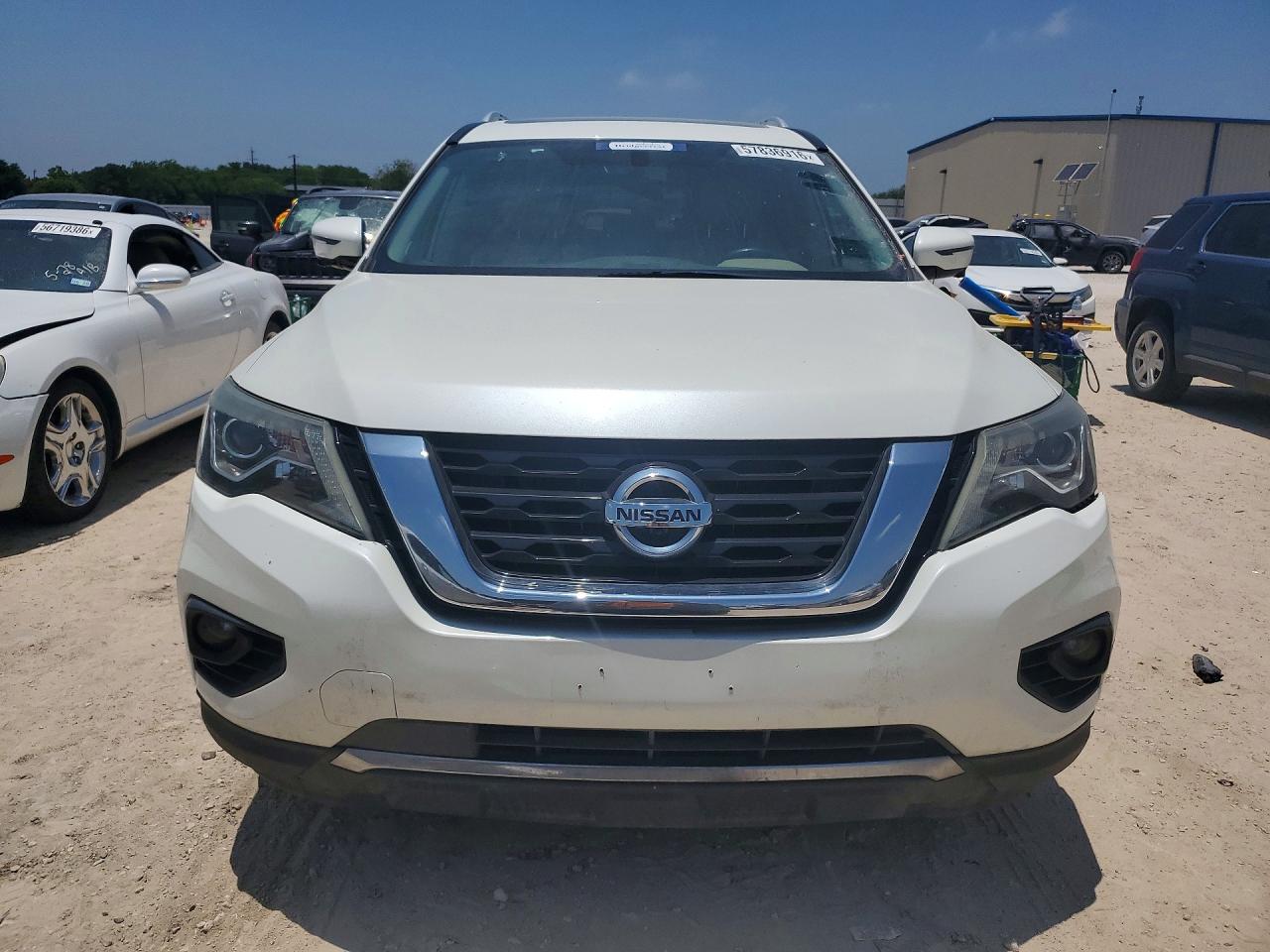 2017 Nissan Pathfinder VIN 5N1DR2MN5HC671887 COPART salvage auction — Minor Dent/Scratches, TX - CERTIFICATE OF TITLE (P), sold $1,900 on 2026-07-09 (photo 5)