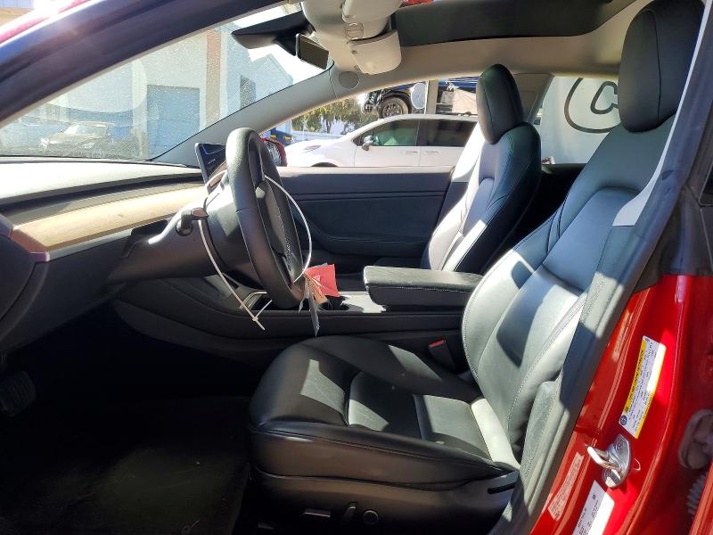2021 Tesla Model 3 VIN 5YJ3E1EB3MF853014 COPART salvage auction — FRONT END, CA - SALVAGE CERTIFICATE, sold $8,200 on 2026-07-09 (photo 7)