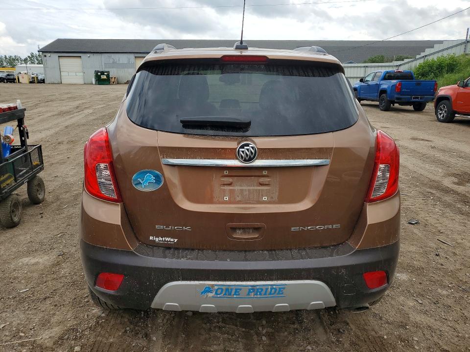 2016 Buick Encore VIN KL4CJASB6GB643881 COPART salvage auction — FRONT END, Mi - Certificate Of Title, sold $200 on 2026-07-29 (photo 6)